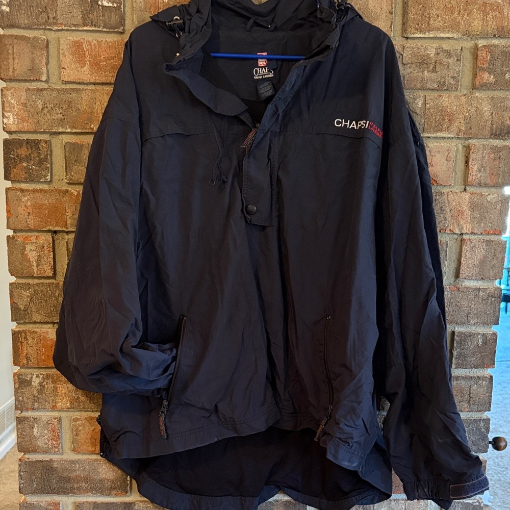 Chaps Navy Windbreaker for Men